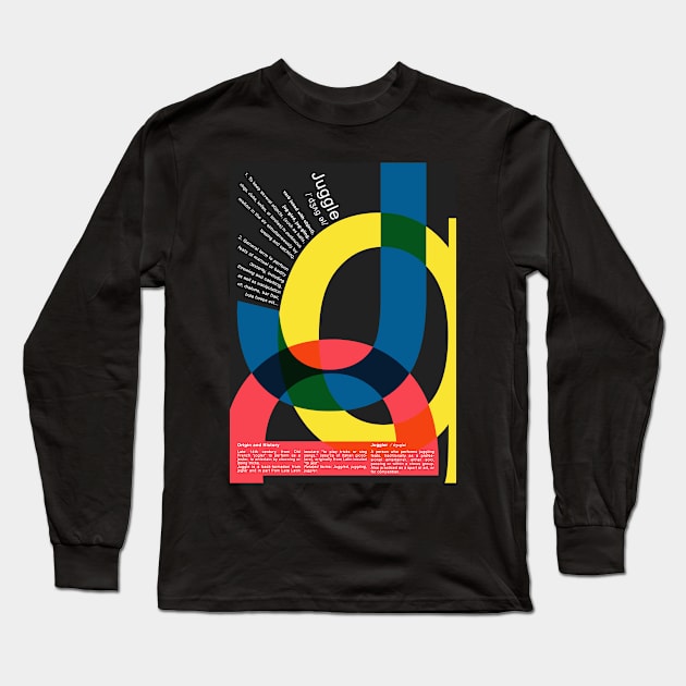 Juggle - Definition Long Sleeve T-Shirt by samjmann